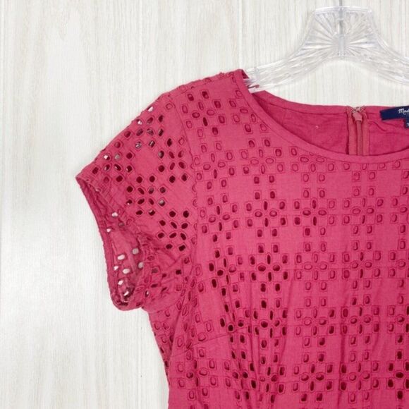 Madewell | Eyelet Happening Cutout Dress Size 6 - Picture 3 of 10